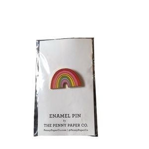 Rainbow Enamel Pin by the Penny Paper